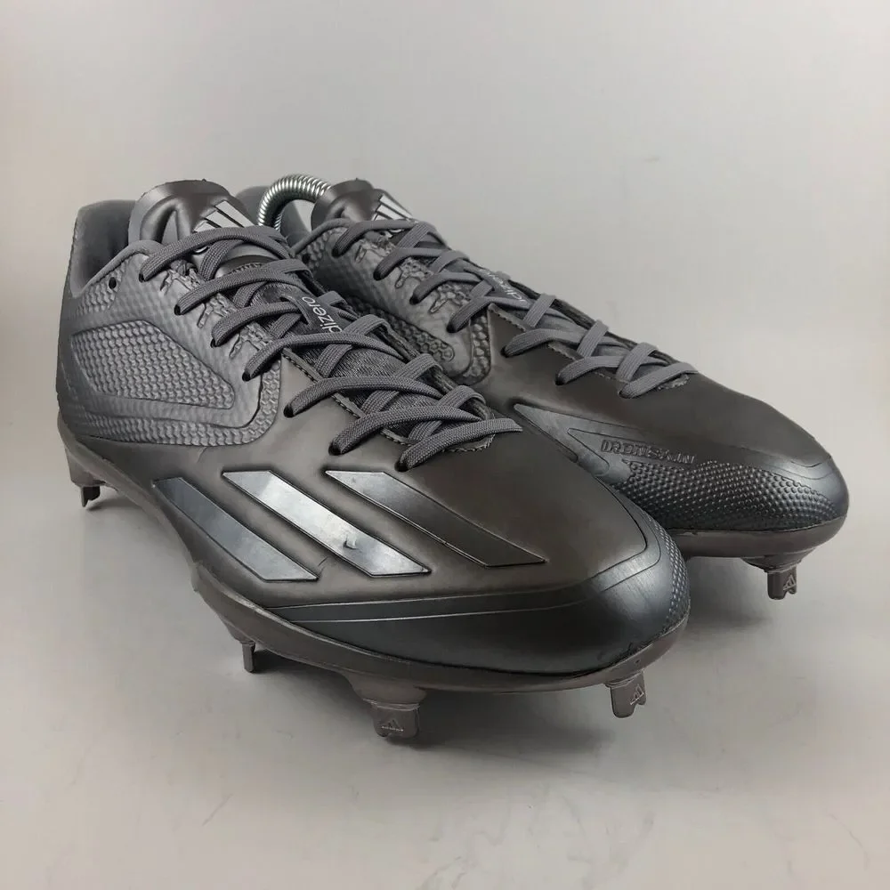 Adidas Adizero Afterburner 3 Metal Baseball Cleats Men's Size 13 Silver NCAA MLB